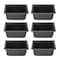 American Built Pro Utility Storage Tote, 12 in L x 8 in W x 6 in H, Black, Styrene, 6 PK 1410 P6 - alternate 1